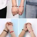 UNGENT THEM Magnetic Couples Bracelets Sun and Moon Matching Friendship Magnet Attract Red Bracelet Couple Gifts for Boyfriend Girlfriend Best Friends Women Men Him Her （Black&Red）