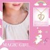 UNGENT THEM Gold Unicorn Necklace for Girls Magical Crystal Heart Pendant Necklaces Unicorn Girls Jewelry Birthday Gifts for Little Girls Daughter Granddaughter…