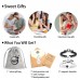 UNGENT THEM Couples Gifts, Couples Magnetic Boyfriend Girlfriend Bracelets Matching His Hers Long Distance Relationship Bracelets Gifts for Boyfriend Him Her Women Men Best Friend Bf Gf Lover（black&white）