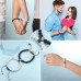 UNGENT THEM Couples Bracelets Magnetic Matching Long Distance Relationship Friendship Bracelet Couples Gifts for Boyfriend Girlfriend Women Men Him His Hers Bf Gf Lover（crystal）