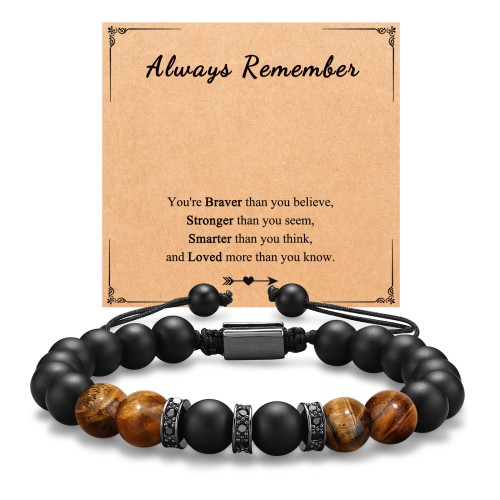 Valentines Day Gifts for Him Gifts for Teenage Boys Teen Boys Gift Ideas Beaded Bracelets 12 14 Year Old Boy Birthday Gift Ideas to Son Grandson
