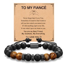 UNGENT THEM Fiance Gifts for Him Future Husband Men Christmas Birthday Wedding Anniversary Engagement I Love You Gifts for Him Boyfriend Soulmate Valentine's Day Gift, Groom Gifts from Bride for Wedding…