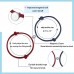 UNGENT THEM Magnetic Couples Bracelets Mutual Attraction Relationship Matching Friendship Rope Bracelet Set Gift for Women Men Boyfriend Girlfriend Him Her BFF Best Friends